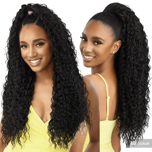 Outre Converti Cap Wet and Wavy Half Wig - KISSED BY MIST Alexwigs