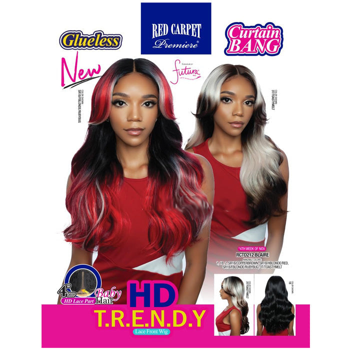 Mane Red Carpet Glueless 4" Deep HD Lace Part Wig - RCTD212 - BLAIRE Alexwigs