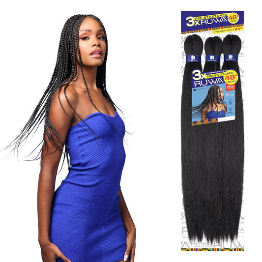 Sensationnel Ruwa - 3X PRE-STRETCHED BRAID 24" Alexwigs