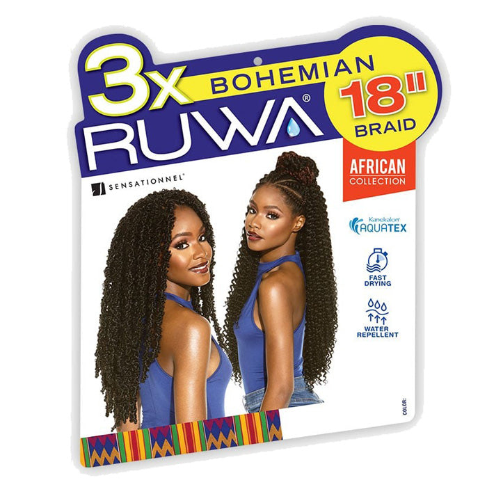 Sensationnel Braid Ruwa - 3X BOHEMIAN 18 Alexwigs
