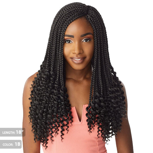 Sensationnel Lulutress Pre-Looped Crochet Braid - 3X GODDESS BOX BRAID 12"/18" Alexwigs