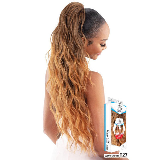 Shake N Go Equal Lite Drawstring Ponytail - LOOSE WAVE 28" Alexwigs
