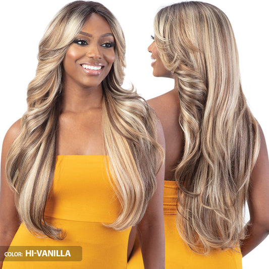 FreeTress Equal Curtain Bang HD Lace Wig - BOMBSHELL Alexwigs