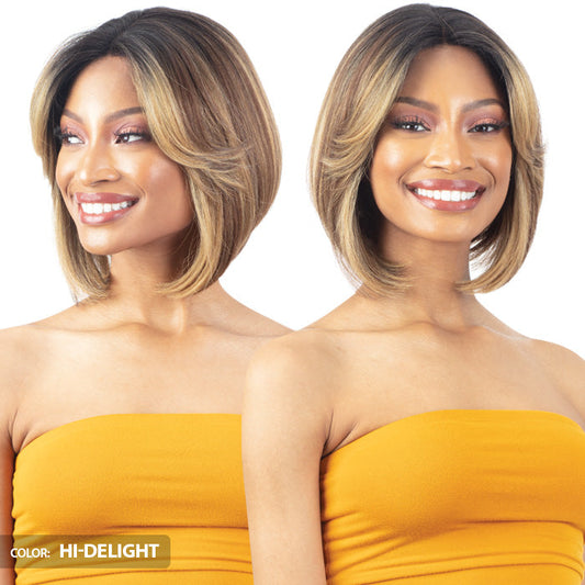 Shake-N-Go Equal Curtain Bang HD Lace Front Wig - DANAE Alexwigs