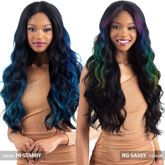 Shake N Go Legacy Human Hair Blend HD Lace Front Wig - FANTASIA Alexwigs