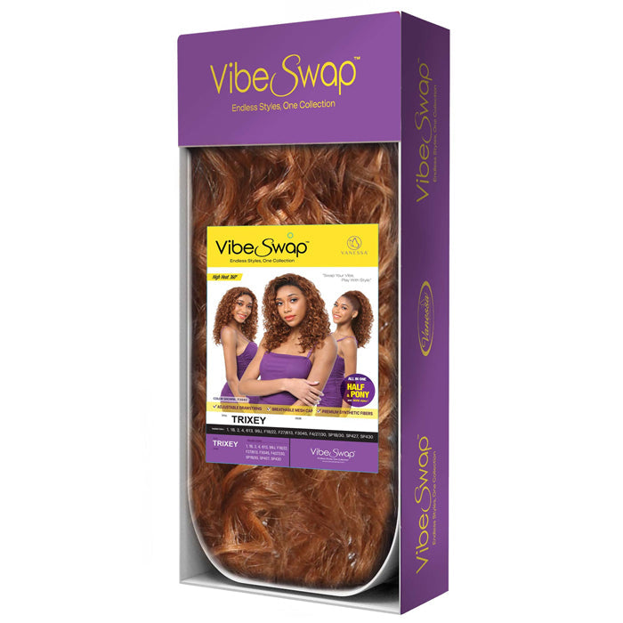 Vanessa Vibe Swap Drawstring Half Wig - TRIXEY Alexwigs