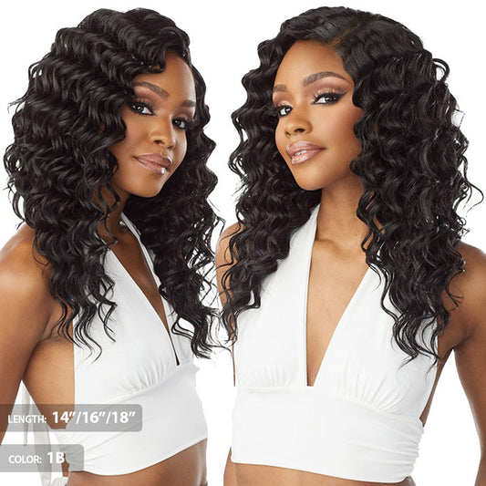 Sensationnel Vice Bundles 3X Multi Pack Weave + HD Lace Closure - DEEP TWIST Alexwigs