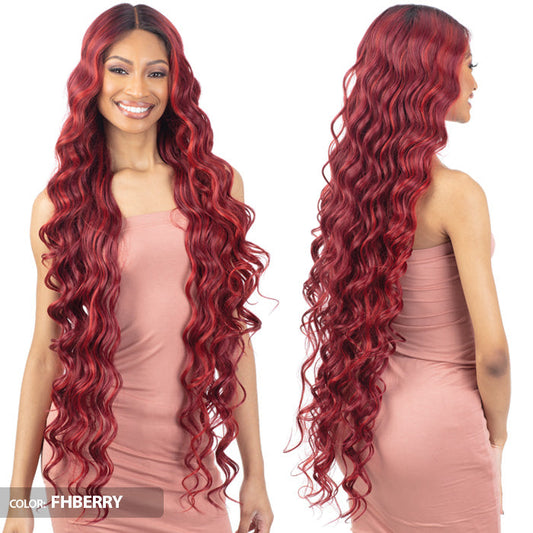 Shake N Go Organique HD Lace Front Wig - ACCENT CURL 38" Alexwigs
