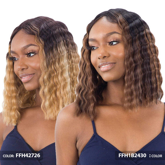 Equal by Shake N Go Lace & Lace 5" Deep Lace Front Wig - DEEP WAVER 001 Alexwigs