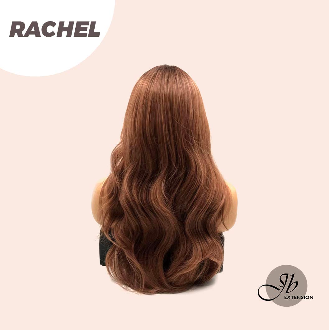 JBEXTENSION 24 Inches Body Wave Copper Wig With Bangs RACHEL Alexwigs