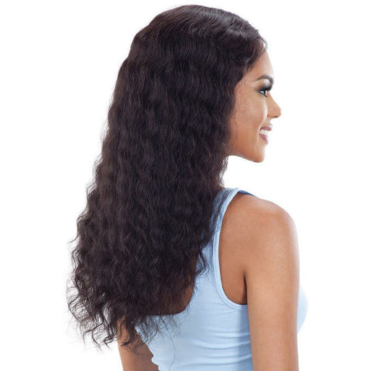 Mayde Beauty 100% Human Hair 5" Lace and Lace Front Wig - NATURAL LOOSE CURL Alexwigs