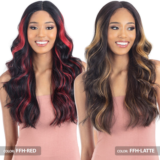 Mayde Mocha 100% Human Hair Blend HD Lace Front Wig - VANILLA Alexwigs