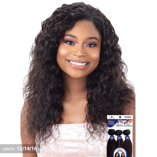 Shake N Go Ibiza 100% Natural Virgin Human Hair Wet & Wavy Weave - LOOSE DEEP 3PCS Alexwigs