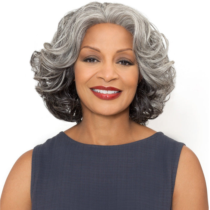 Foxy Silver Lace Front Wig - ESTHER Alexwigs