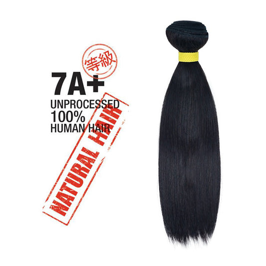Shake-N-Go 100% Unprocessed Natural Human Hair 7A+ NATURAL STRAIGHT 10"-18" Alexwigs