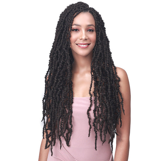 Bobbi Boss Nu Locs Pre-Looped Crochet Braid - DISTRESSED BUTTERFLY LOCS STYLE 18"/24" Alexwigs