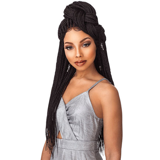 Sensationnel Cloud 9 Synthetic 4x4 Part Swiss Lace Wig BOX BRAID SMALL Alexwigs