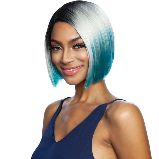 Mane Concept Brown Sugar Human Hair Blend Lace Part Wig - BS151 Alexwigs