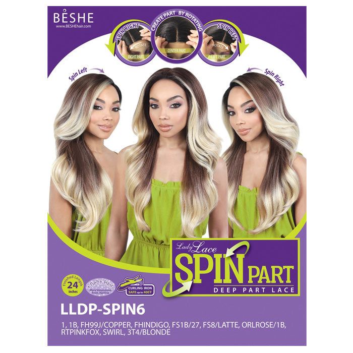 Beshe Spin Deep Part Lace Wig - LLDP SPIN6
