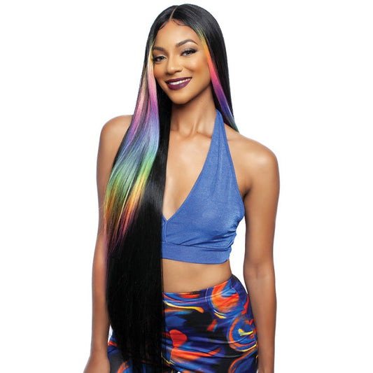 Mane Brown Sugar Clear Human Hair Blend 4" Deep HD Lace Part Wig - BSHC291 - WHITNEY Alexwigs