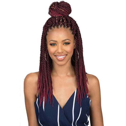 Bobbi Boss African Roots Bomba Pre-Looped Crochet Braids - SENEGAL TWIST 18/24" Alexwigs