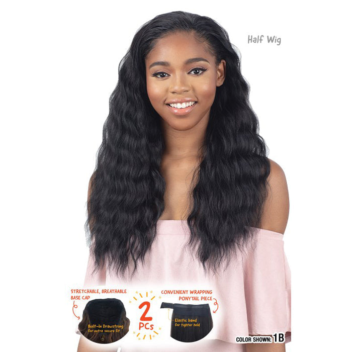 ModelModel Synthetic Ponytail & Half Wig 2pcs - BE DAZZLE'D Alexwigs