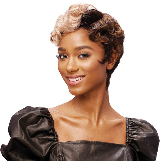 Vanessa Synthetic Party Lace Deep Reverse J Part Lace Front Wig DRJ HILLY Alexwigs