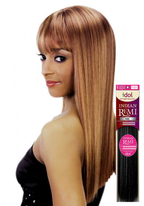 New Born Free Indian Remi Human Hair Weave Idol Yaki 10" - 14" Alexwigs