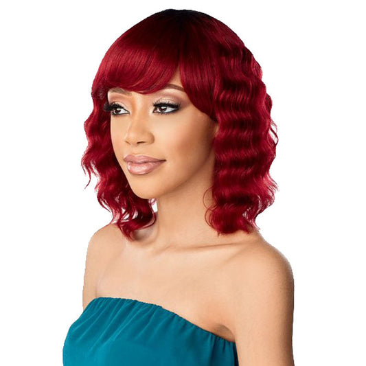 Sensationnel 100% Virgin Human Hair Full Wig 10A Loose Deep 12" Alexwigs