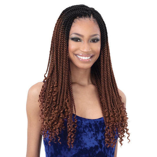 Freetress Pre Looped Crochet Braid - GORGEOUS TWIST 12"- 18" Alexwigs