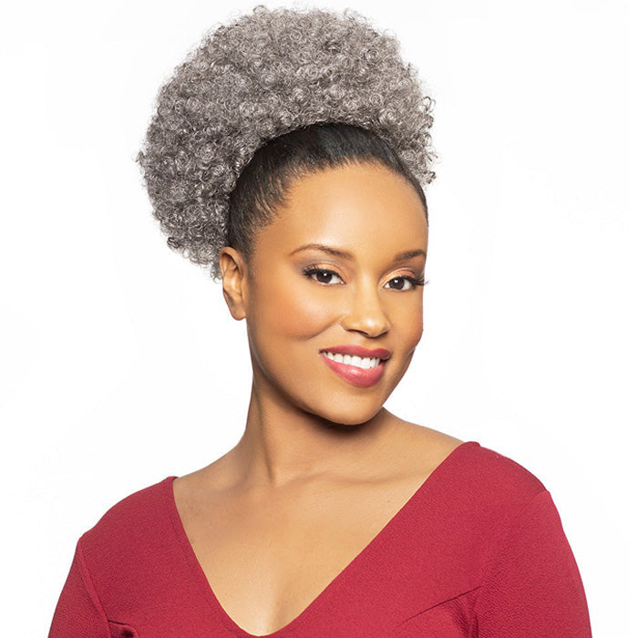 Foxy Silver Drawstring Ponytail - DS 015 Alexwigs