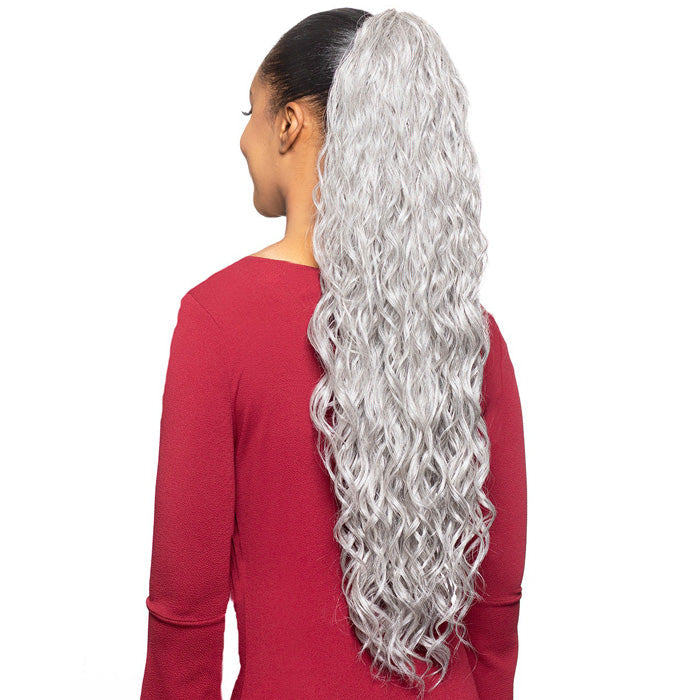 Foxy Silver Drawstring Ponytail - DS17 Alexwigs