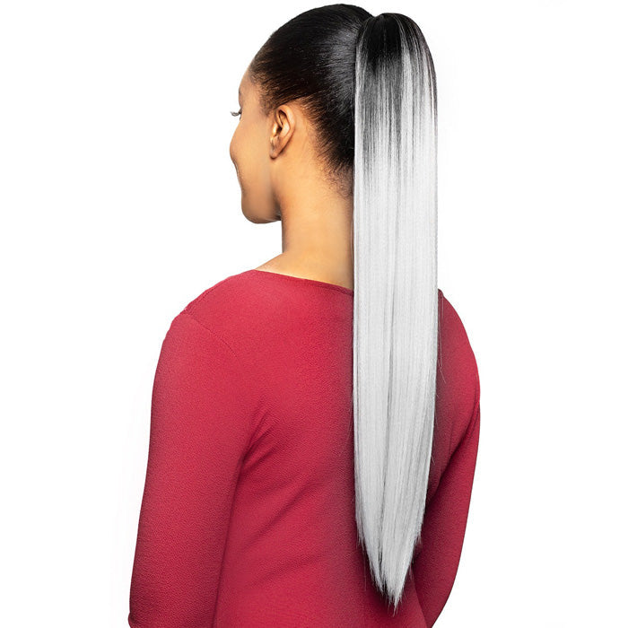 Foxy Silver Drawstring Ponytail - DS18 Alexwigs