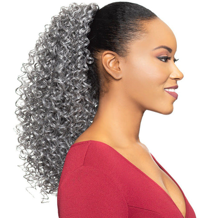 Foxy Silver Drawstring Ponytail - DS019 Alexwigs