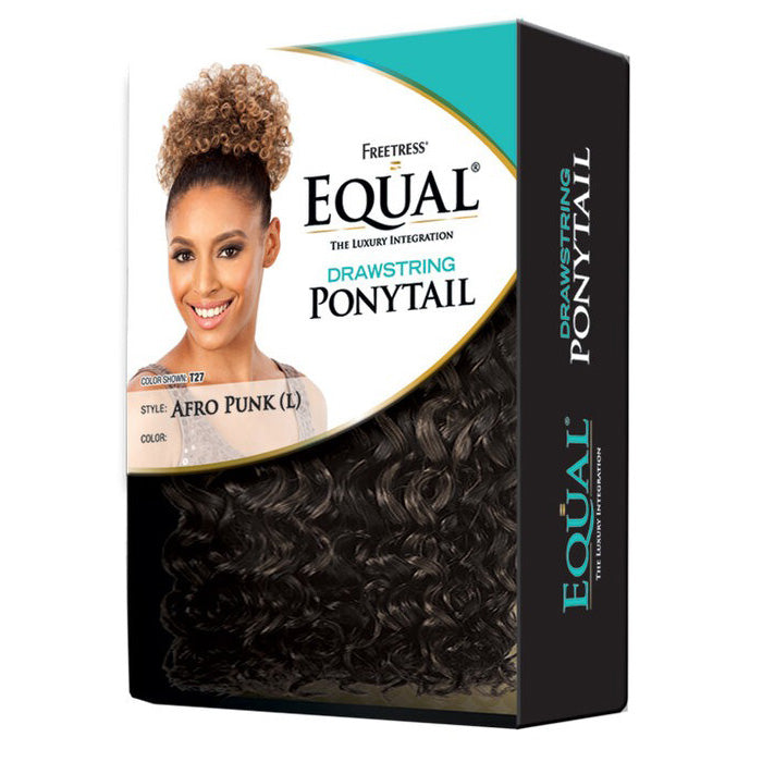 Freetress Equal Drawstring Ponytail AFRO PUNK (Medium) Alexwigs