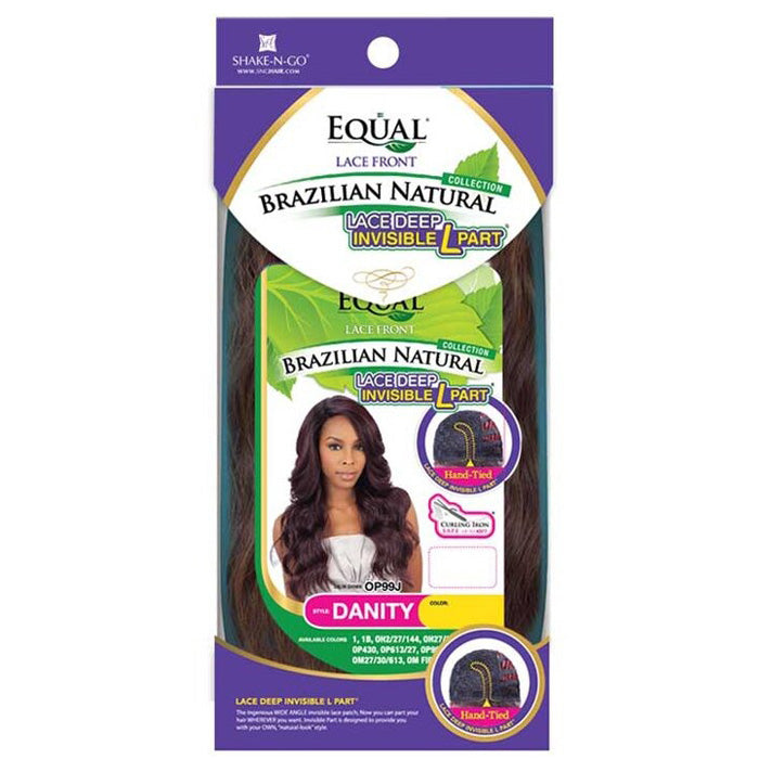 Shake N Go Equal Brazilian Natural Lace Deep Invisible L-Part Wig - DANITY Alexwigs