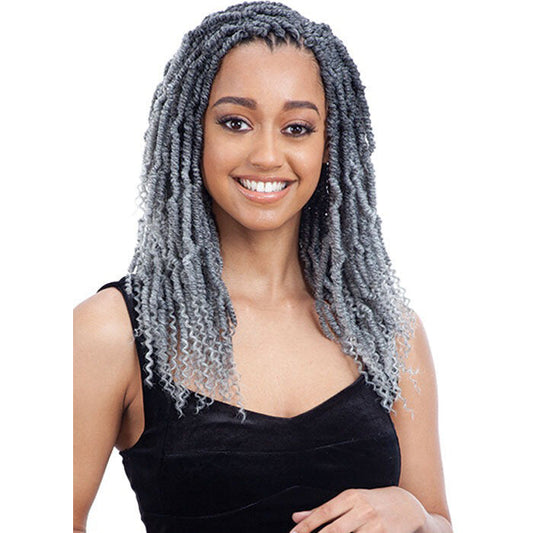 Model Model Glance Pre-Looped Crochet Braid - 2X BOMB TWIST 14" Alexwigs