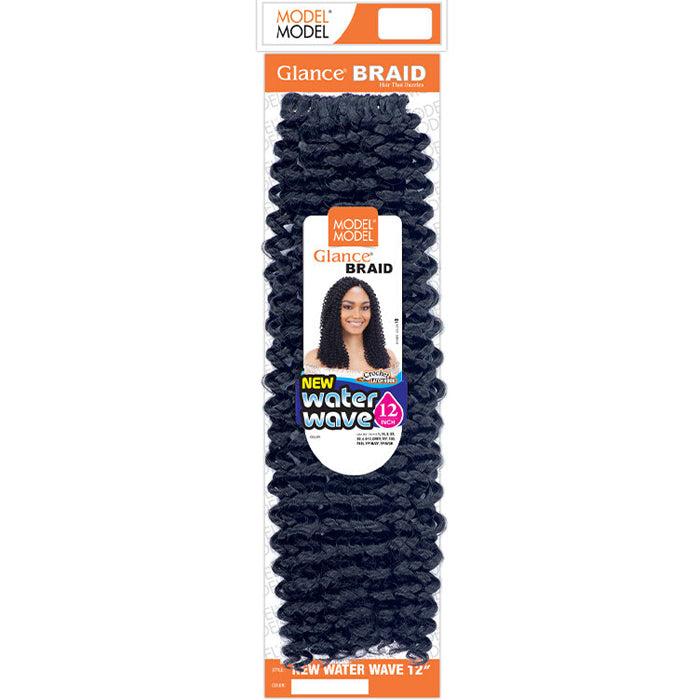 Model Model Glance Crochet Braids - NEW WATER WAVE 12" Alexwigs