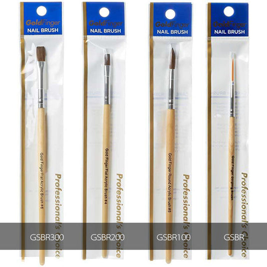 Gold Finger Nail Brush Alexwigs