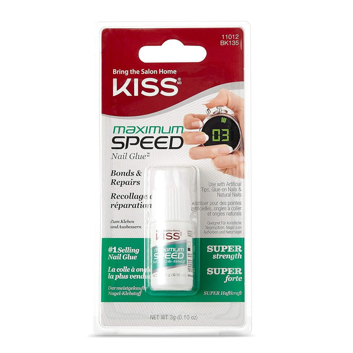 Kiss Maximium Speed Nail Glue 0.10 oz Alexwigs