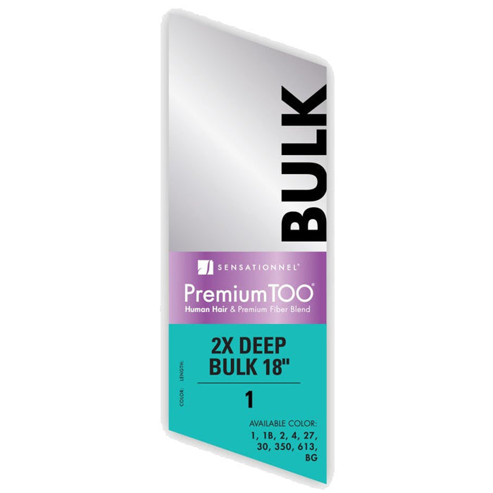 Sensationnel Premium Too Human Hair Blend 2X Bulk Braids - 2X DEEP BULK 18" Alexwigs