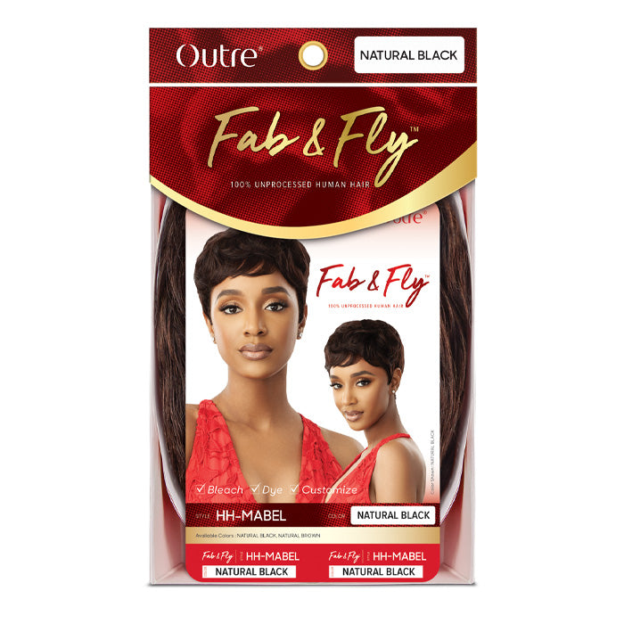 Outre Unprocessed Human Hair Fab & Fly Full Cap Wig HH-MABEL Alexwigs