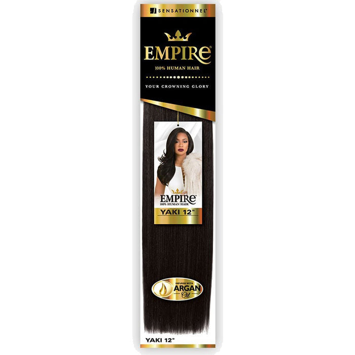 Sensationnel Empire Human Hair Weave - PERM YAKI 10/12" Alexwigs
