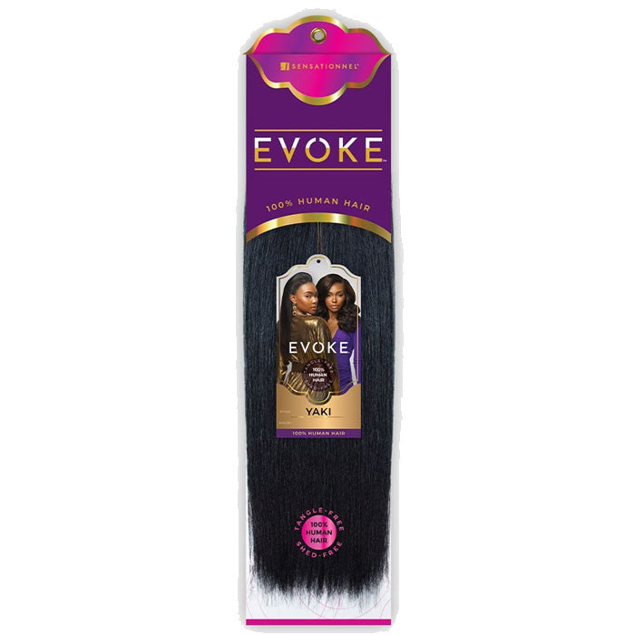 Sensationnel Evoke 100% Human Hair Weave - YAKI 10-18" Alexwigs