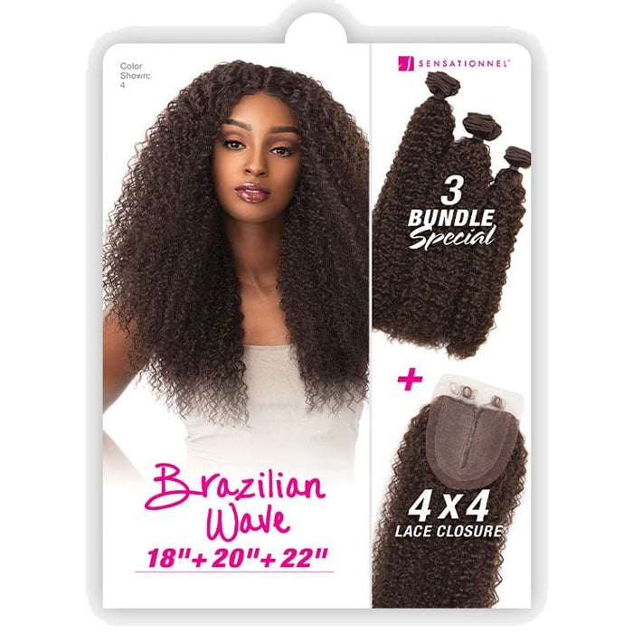 Sensationnel Premium Too Boutique Bundles BOUTIQUE BRAZILIAN WAVE 18-22 Inch (1 Pack Complete) Alexwigs