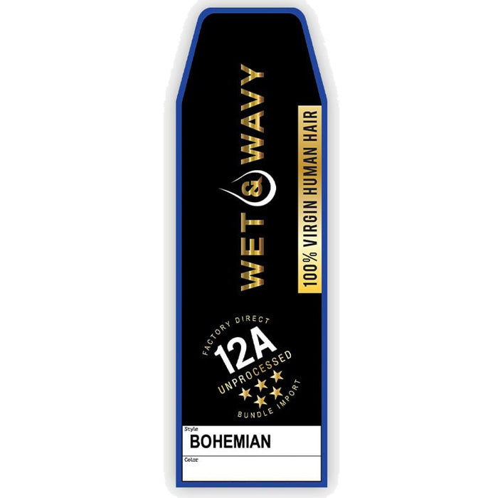 Sensationnel 12A Unprocessed 100% Virgin Human Hair Wet & Wavy Weave - BOHEMIAN 10"-18" Alexwigs