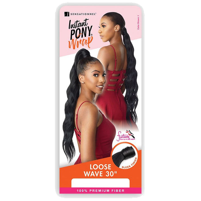 Sensationnel Instant Pony Wrap - LOOSE WAVE 30" Alexwigs