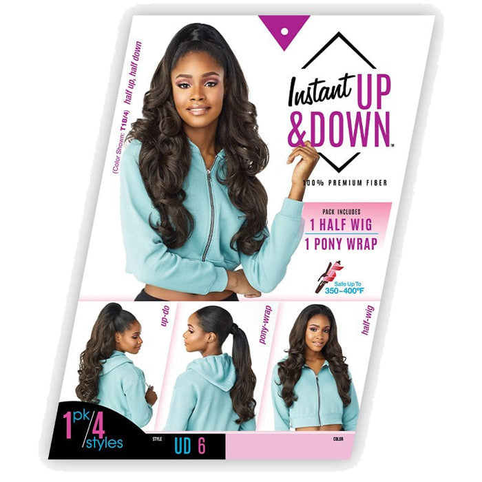Sensationnel Instant Up & Down Pony Wrap Half Wig - UD 6 Alexwigs
