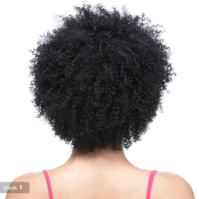 It's a Cap Weave Human Hair Wig AFRO CURL Alexwigs