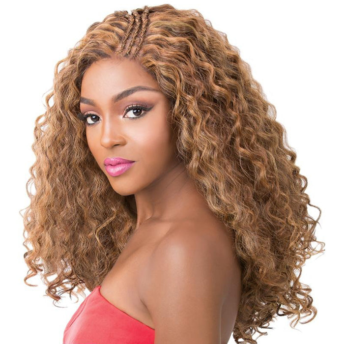 Its a Wig Synthetic Swiss Lace Front Wig SWISS LACE T BRAIDED PART KANDEE Alexwigs